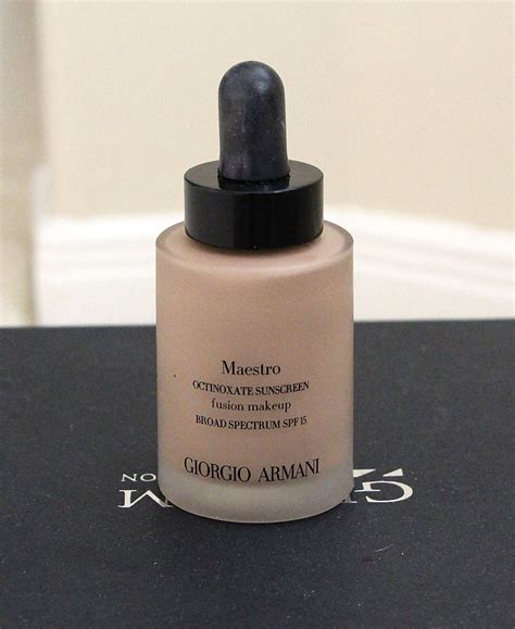 armani maestro foundation reviews